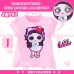 TEE PINK LOL TEEN LED